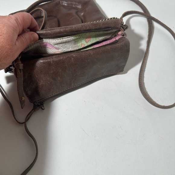 The Sak Brown Crossbody Bag with Metallic Accents - Picture 8 of 11